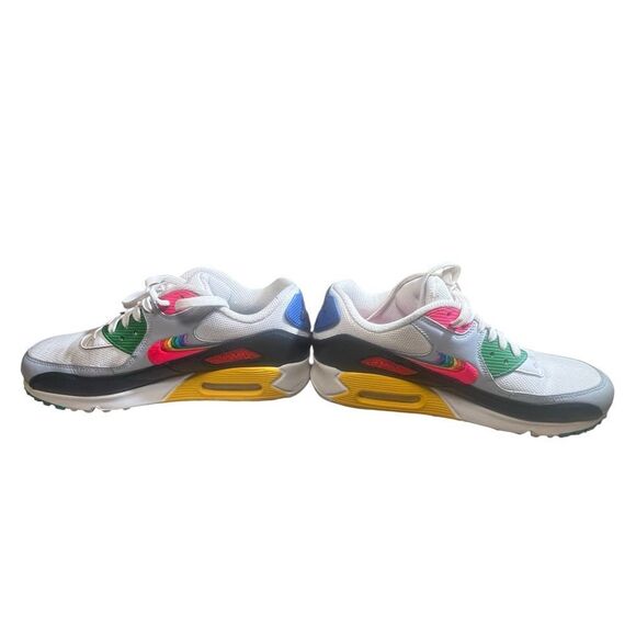 Nike Air Max 90 Be True
 White, Multi Color, Black, Wolf Gray - Picture 4 of 9